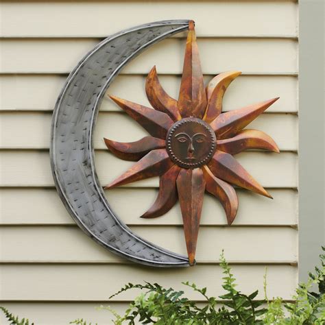 metal outdoor house decorations|outside metal wall art decor.